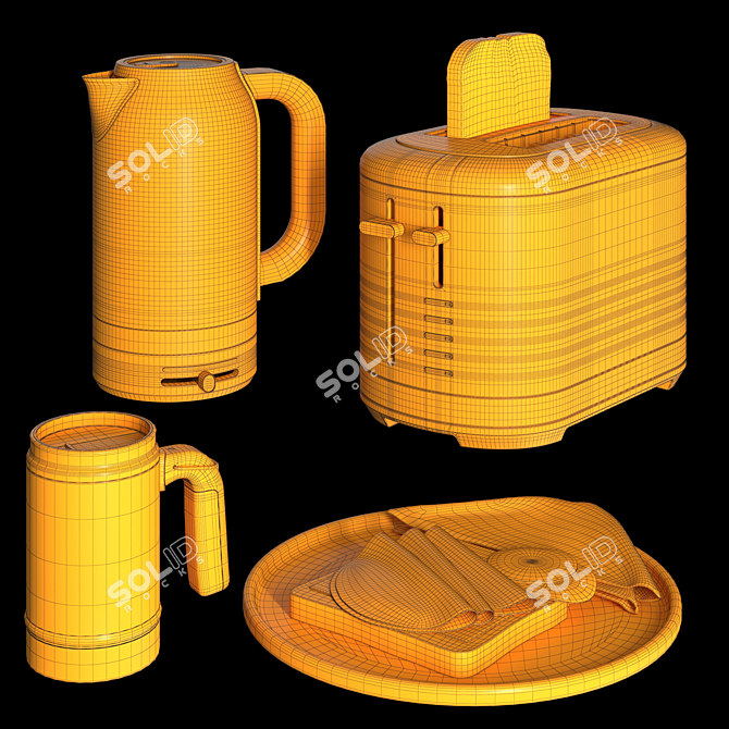 KitchenAid Breakfast Set with Accessories 3D model image 5