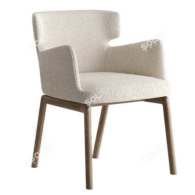 Modern Vesta Dining Chairs Design 3D model image 1