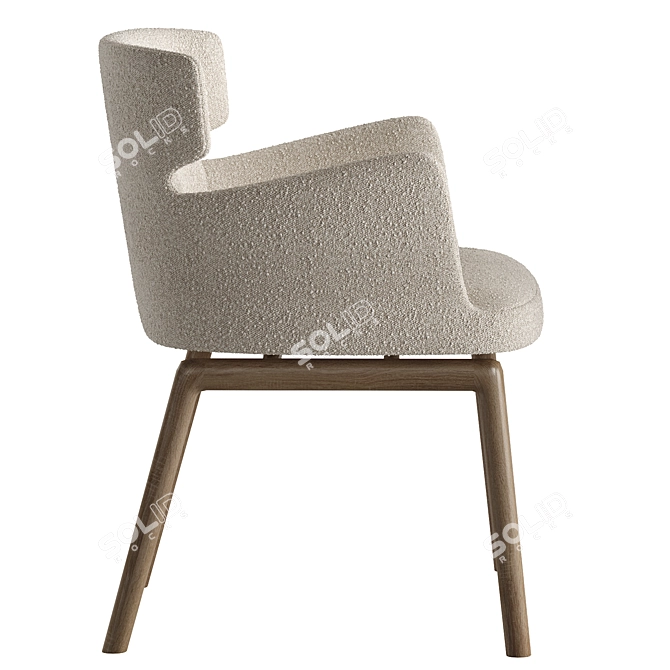 Modern Vesta Dining Chairs Design 3D model image 3