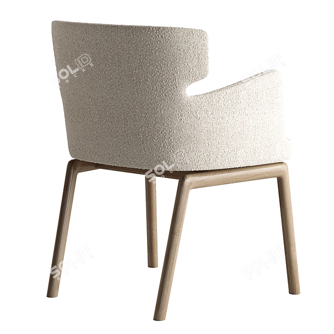 Modern Vesta Dining Chairs Design 3D model image 4