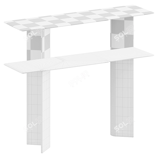 Elegant Arte Veneziana Paganelo Console 3D model image 3