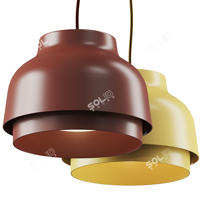 Modern Minimalist Pendant Lamp, 3D-Model 3D model image 1
