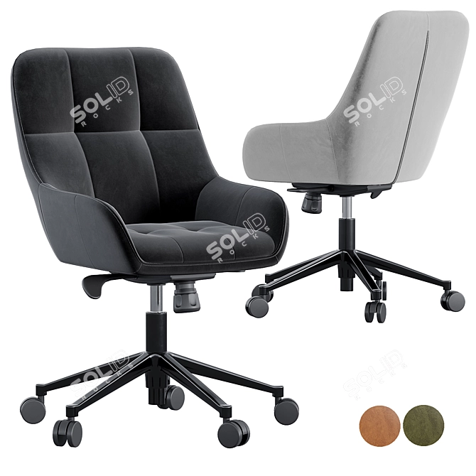 Dahmen Office Chair Model 3D model image 1