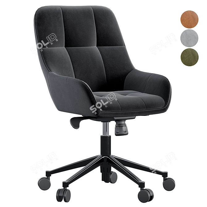 Dahmen Office Chair Model 3D model image 2