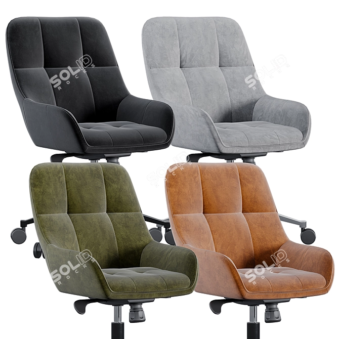 Dahmen Office Chair Model 3D model image 3