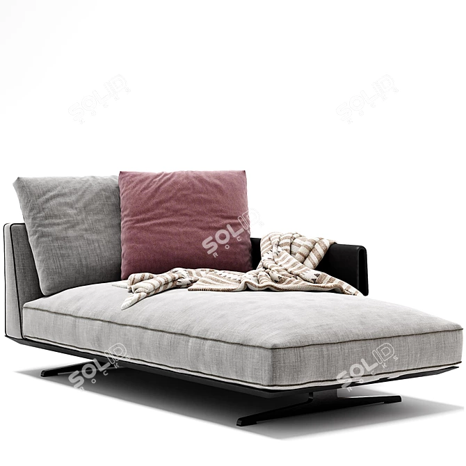 Flexform BRETTON Day Bed - Modern Elegance 3D model image 3