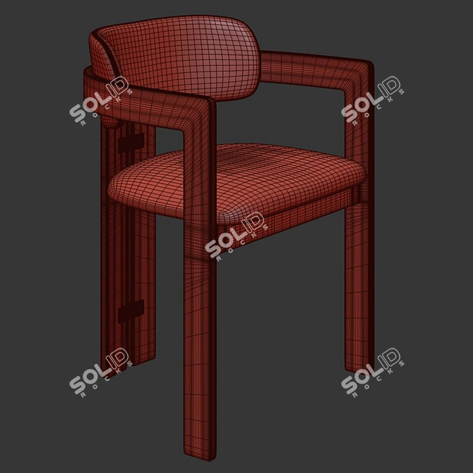 Modern Dining Chair for Sale 3D model image 7