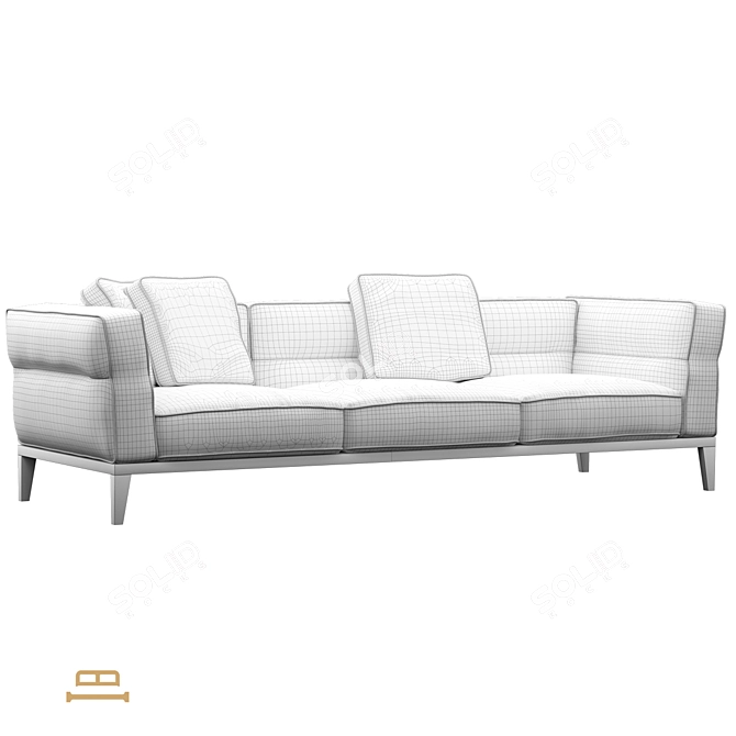 KANO Corner Sofa Bed 3D model image 5