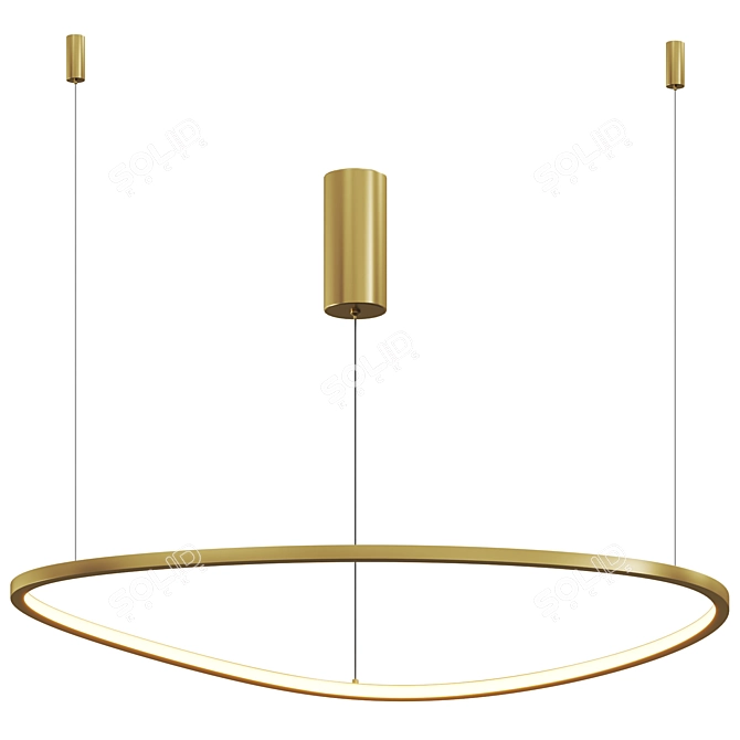 Glint Modern Pendant Light 3D model image 2