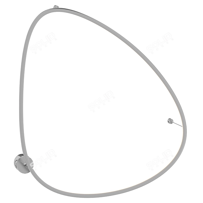 Glint Modern Pendant Light 3D model image 3