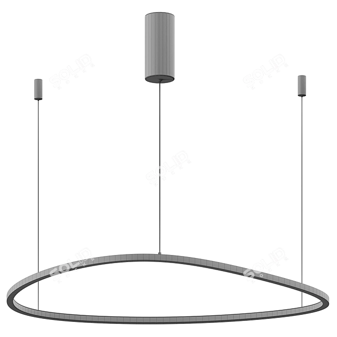 Glint Modern Pendant Light 3D model image 4
