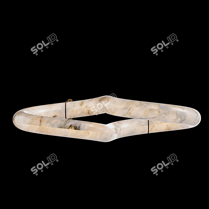 Elegant Infinity8V Pendant Light 3D model image 4