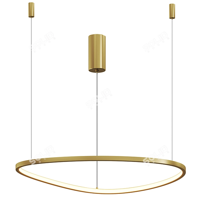  Modern Glint Pendant Light 3D model image 2