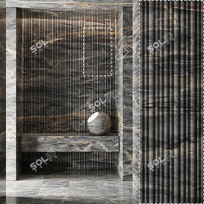 Marble Stone Texture Collection 3D model image 2