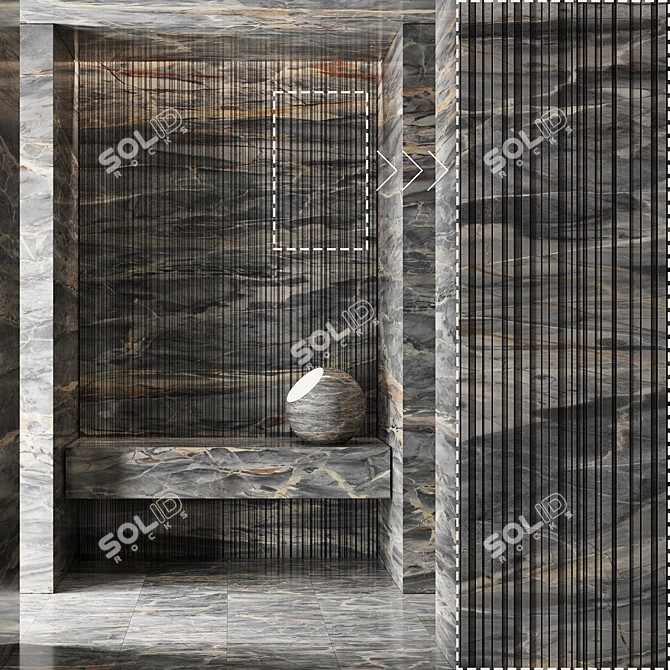 Marble Stone Texture Collection 3D model image 3