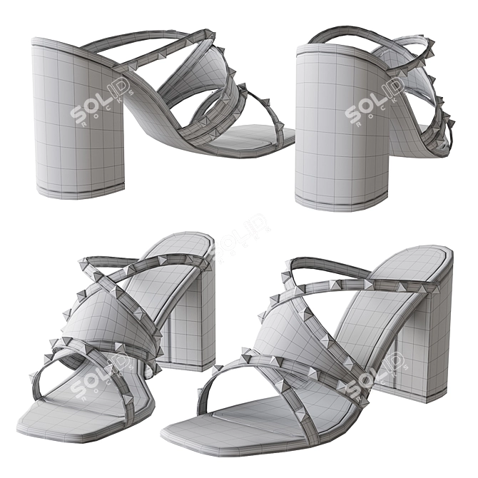 Valentino Garavani Women's Footwear 3D model image 3