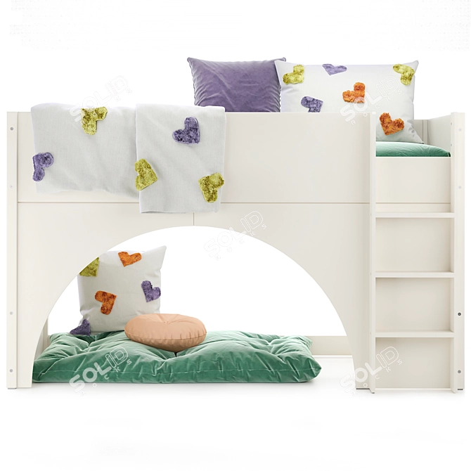 Arch Beige Child Bed LA REDOUTE 3D model image 2