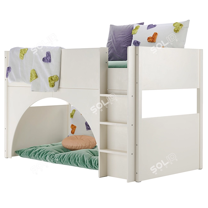 Arch Beige Child Bed LA REDOUTE 3D model image 3