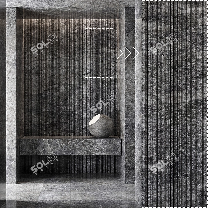 Marble Stone Texture Pack 3D 3D model image 3