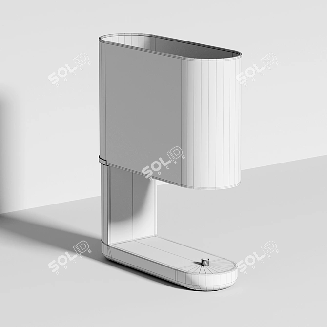 Elegant Glow Table Lamp 3D model image 4