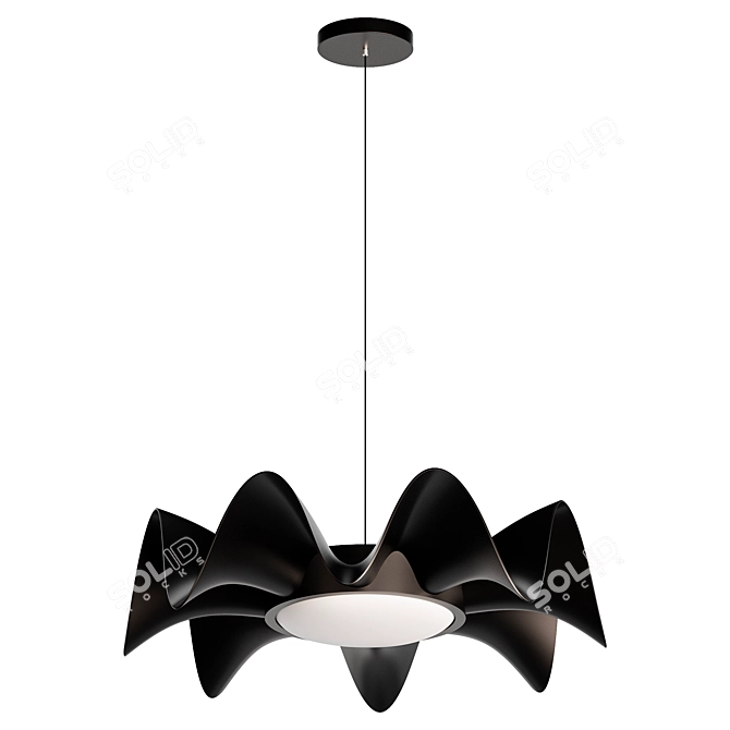 Sleek Pendant Lighting Fixture "FIETE 3D model image 2
