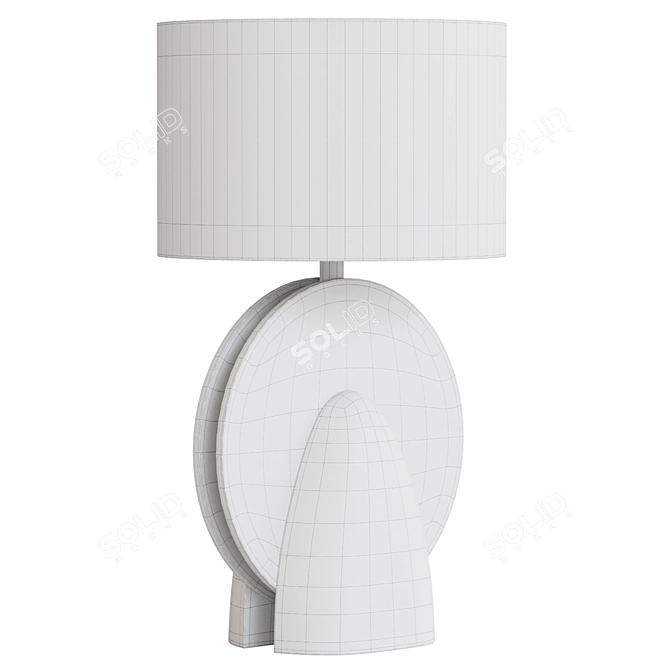 Elegant Luminous Table Lamp 3D model image 2