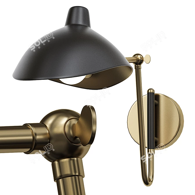 ImperiumLoft Hildborg L83 Wall Sconce 3D model image 2