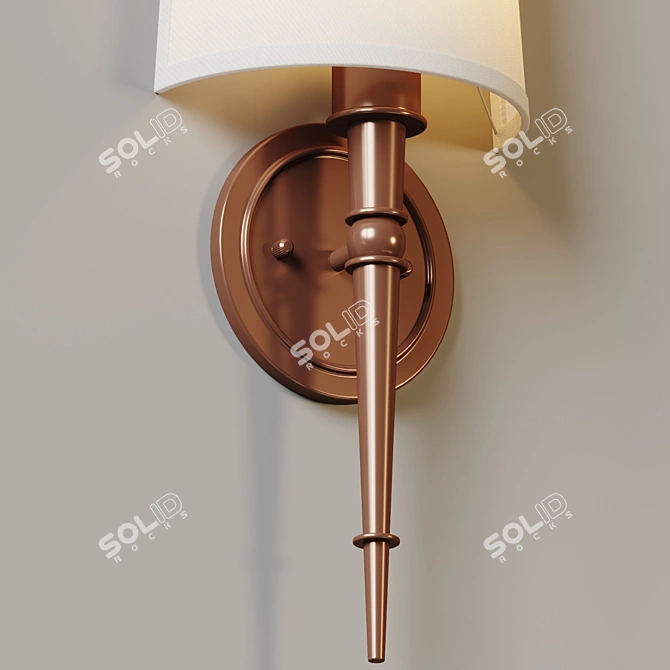 Montrose LED Wall Sconce 3D model image 3