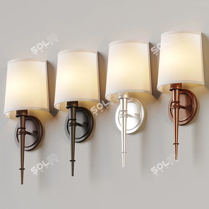 Montrose LED Wall Sconce 3D model image 4