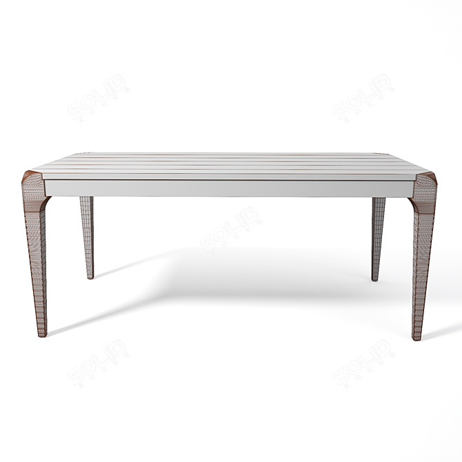 Elegant Opera 180 Dining Table 3D model image 3