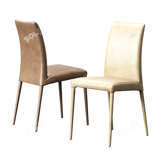 Modern Reflex Chair and Table 3D model image 5