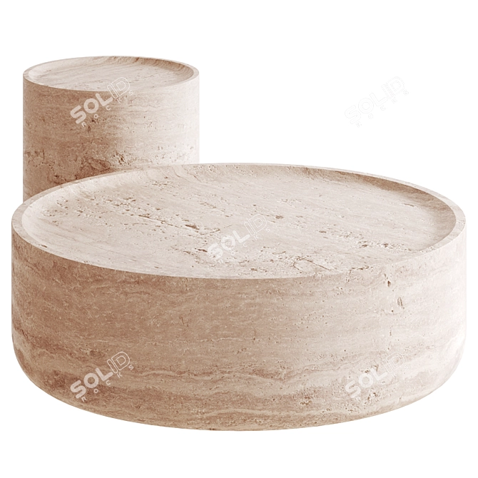 Urban Mood Stone Maki Tables 3D model image 1