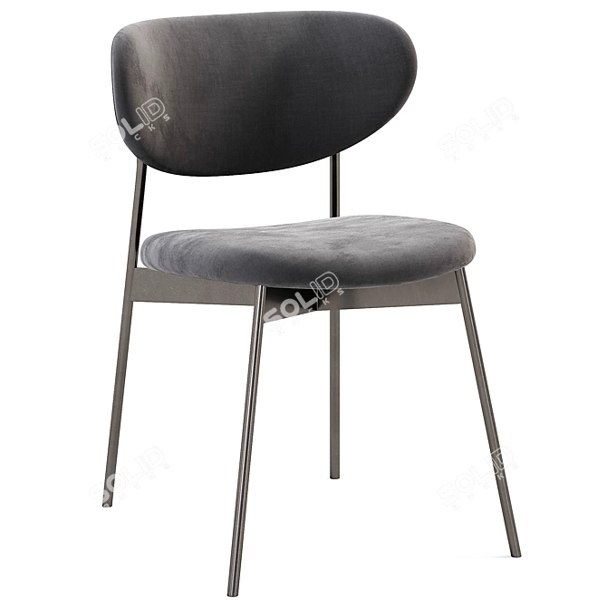 Modern Aleks Chair by Divan.ru 3D model image 6