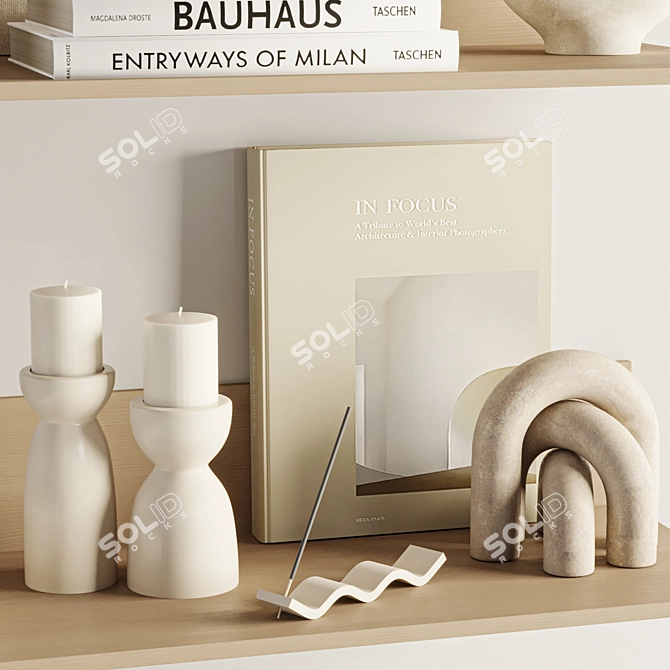 Modern Interior Decor Set - 32 3D model image 3