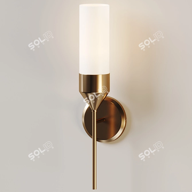  Devon 1-Light Wall Sconce 3D model image 2