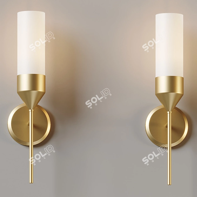  Devon 1-Light Wall Sconce 3D model image 3