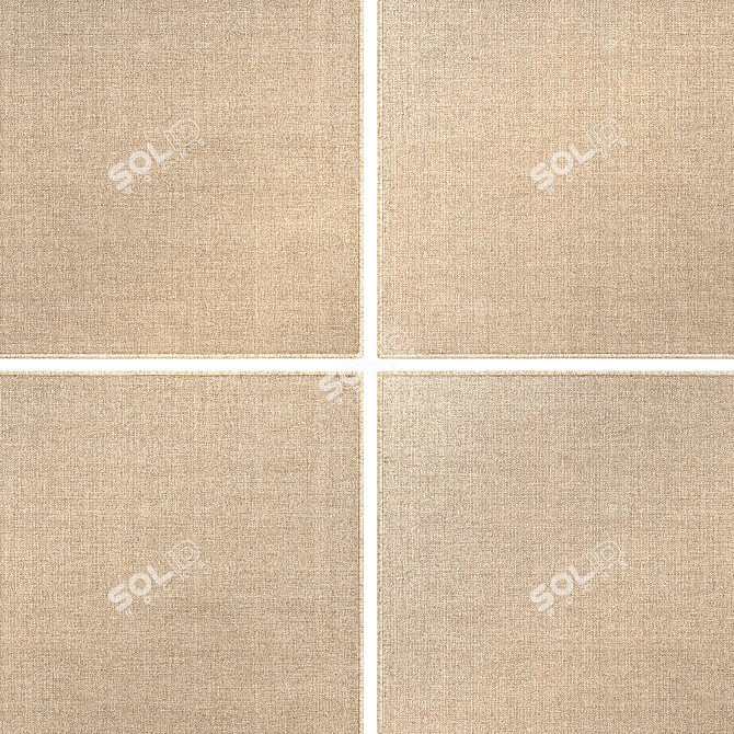 Essen Jute-Effect Indoor/Outdoor Rug 3D model image 2