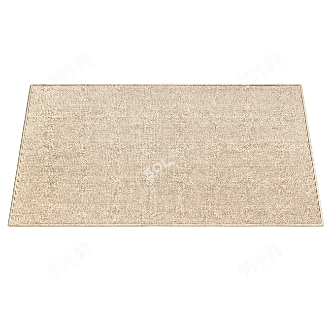 Essen Jute-Effect Indoor/Outdoor Rug 3D model image 3