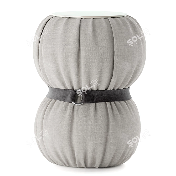 Modern GUCCINO Pouf by Tomasella 3D model image 6