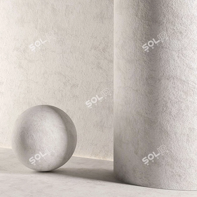  Seamless Plaster Material Pack 3D model image 1