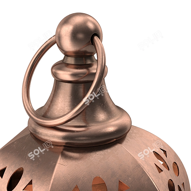 Eastern Style Decorative Lantern 3D model image 2