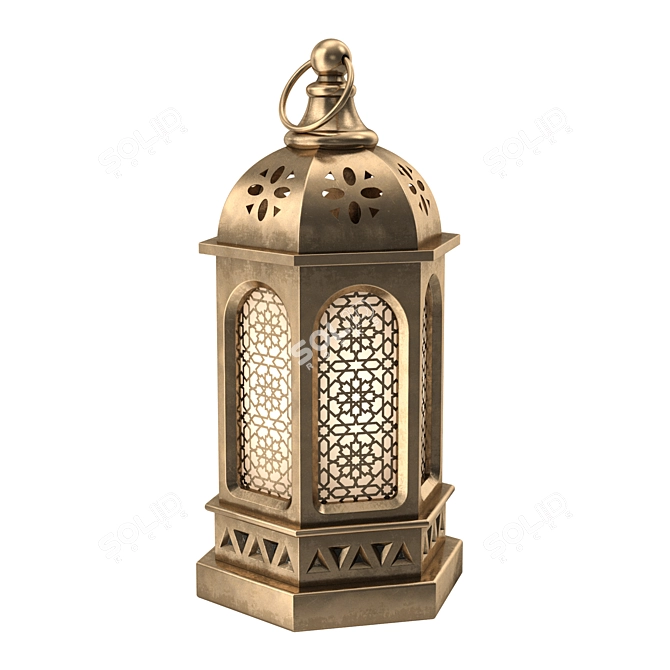 Eastern Style Decorative Lantern 3D model image 9