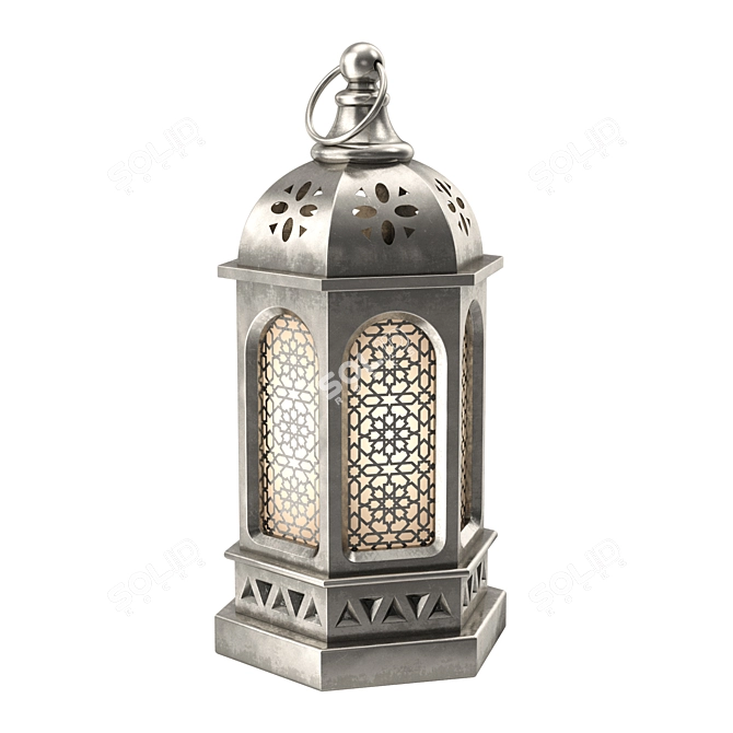 Eastern Style Decorative Lantern 3D model image 10