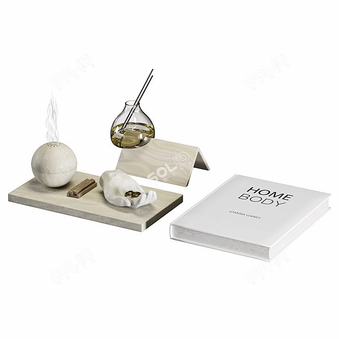 Elegant Decor Set 2015 3D model image 3