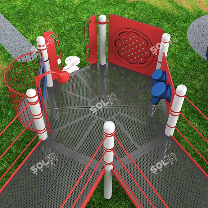 Imposing Playground Landscape Structures 3D model image 6