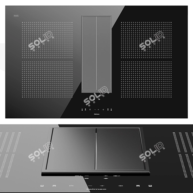 Quantum Easy Induction Hob 3D model image 1