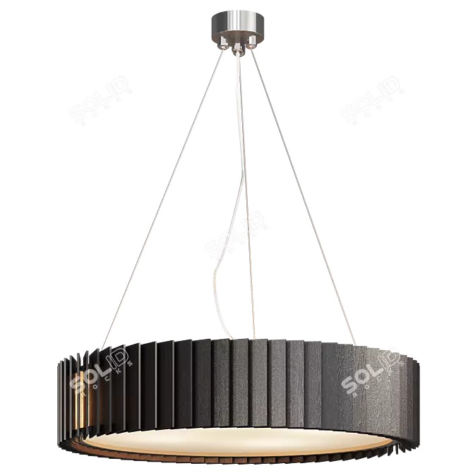 Vintage Rotor Chandelier M 3D model image 2