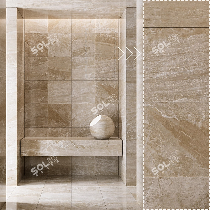 High Detail Marble Stone Textures 3D model image 4