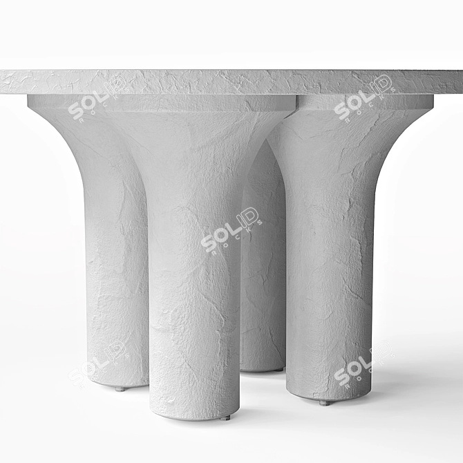 PBR Dining Table Render Materials 3D model image 2