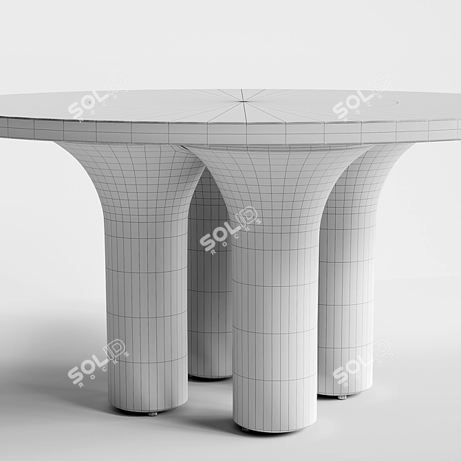 PBR Dining Table Render Materials 3D model image 6